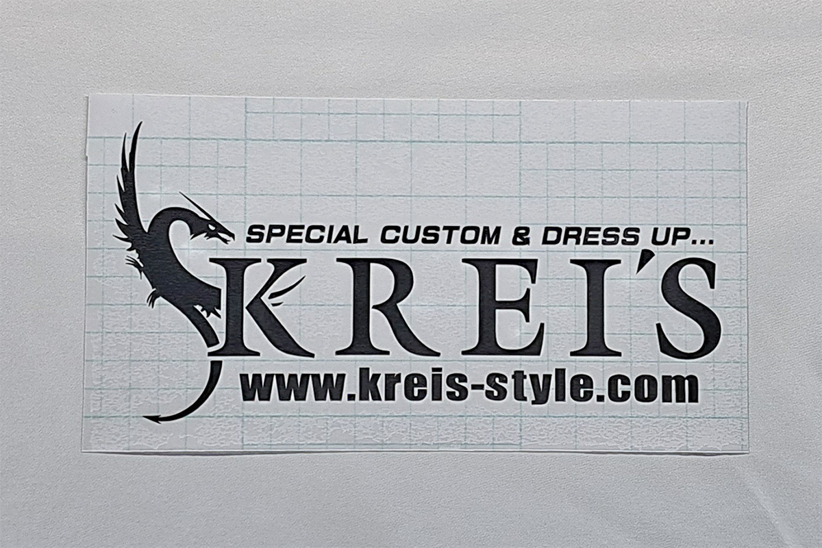 「KRIE'S」URLカッティングステッカー